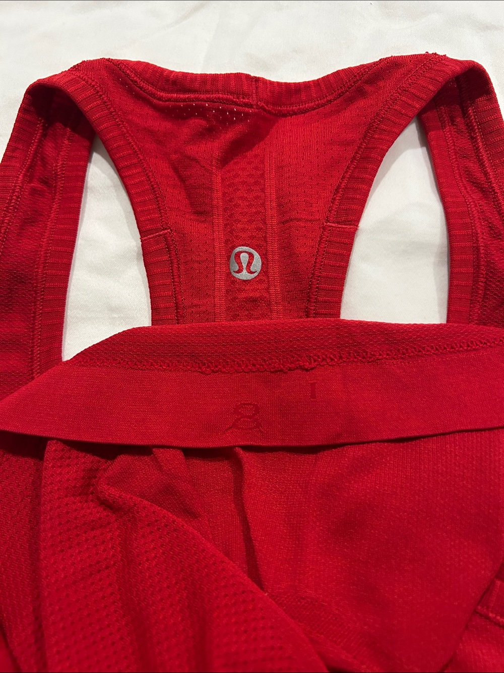 lululemon athletica Red Racerback Performance Tank - Picture 3 of 4